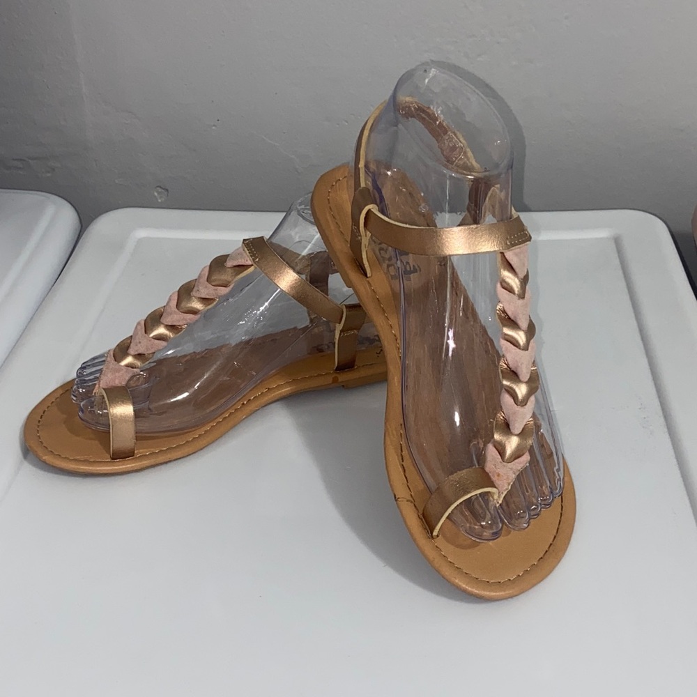 MUDD braided thong sandals